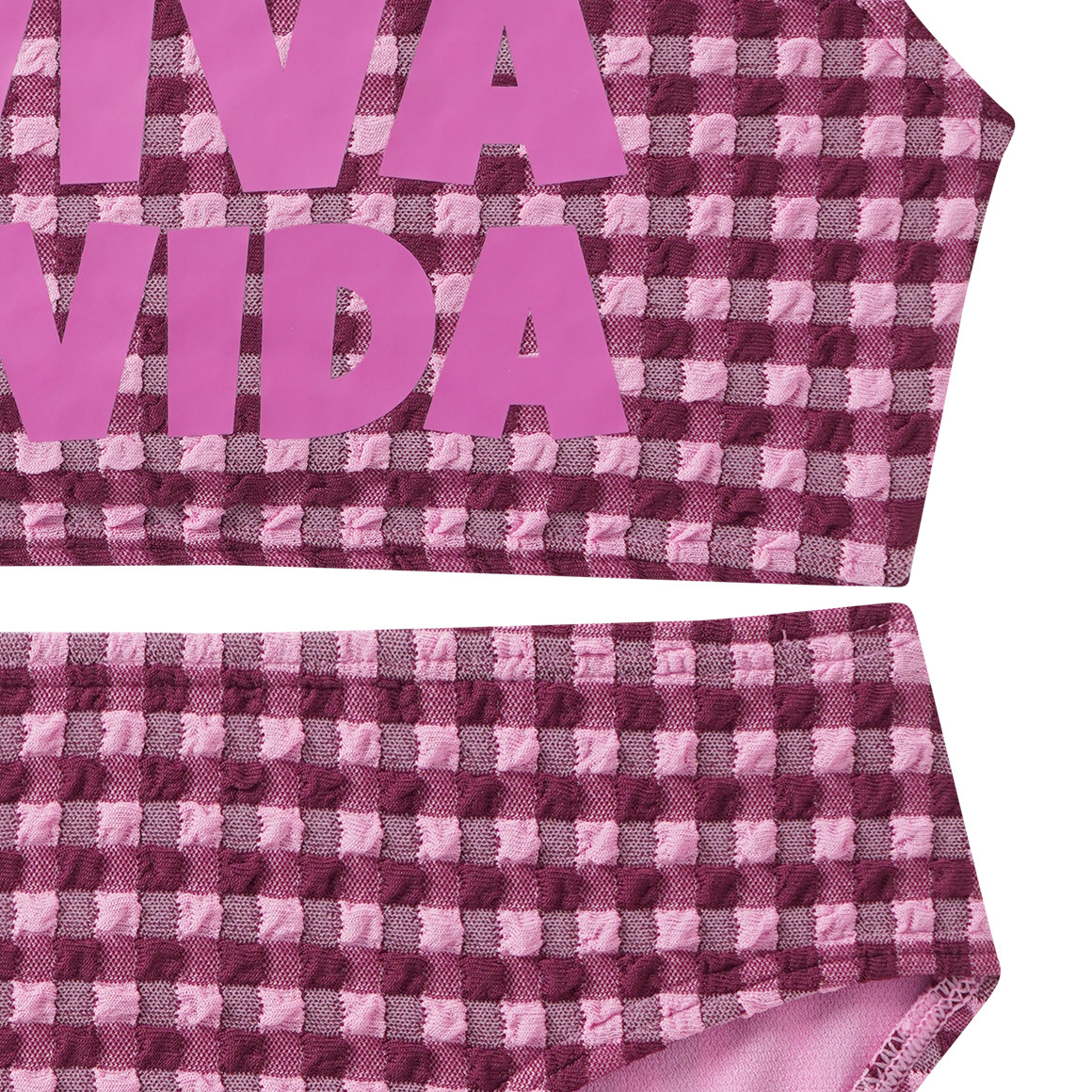 Mädchen Bikini mit Schriftzug