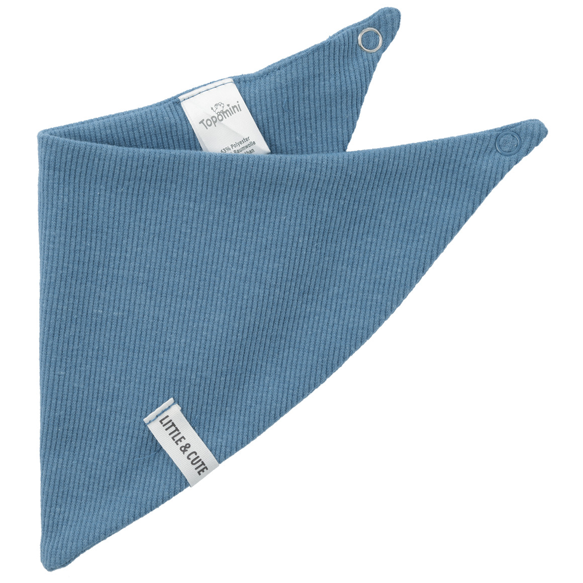 Baby Bandana mit Rippstruktur