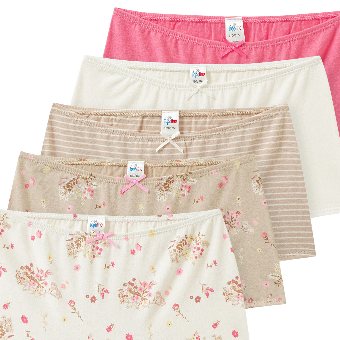 5 Mädchen Pantys im Set