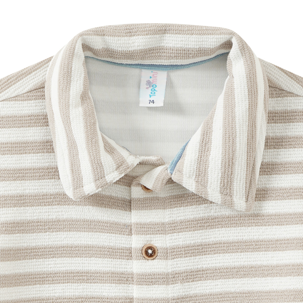 Baby Hemd aus strukturiertem Material