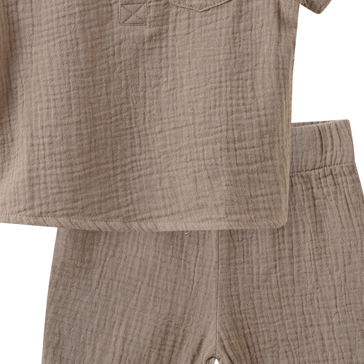 Baby Musselin-Set mit Shirt und Shorts