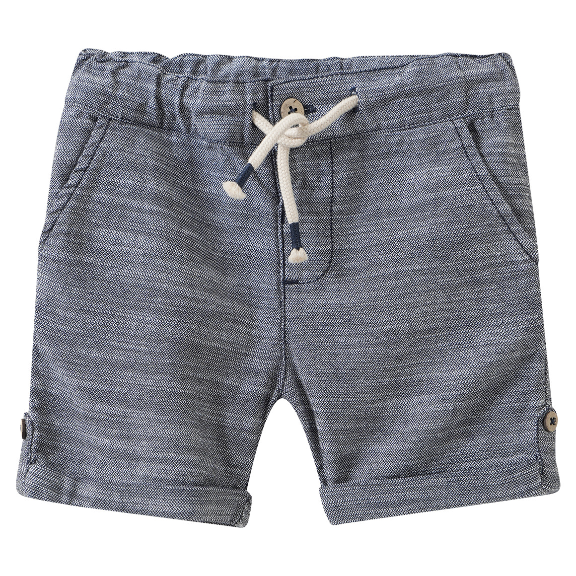 Baby Shorts in Melange-Optik