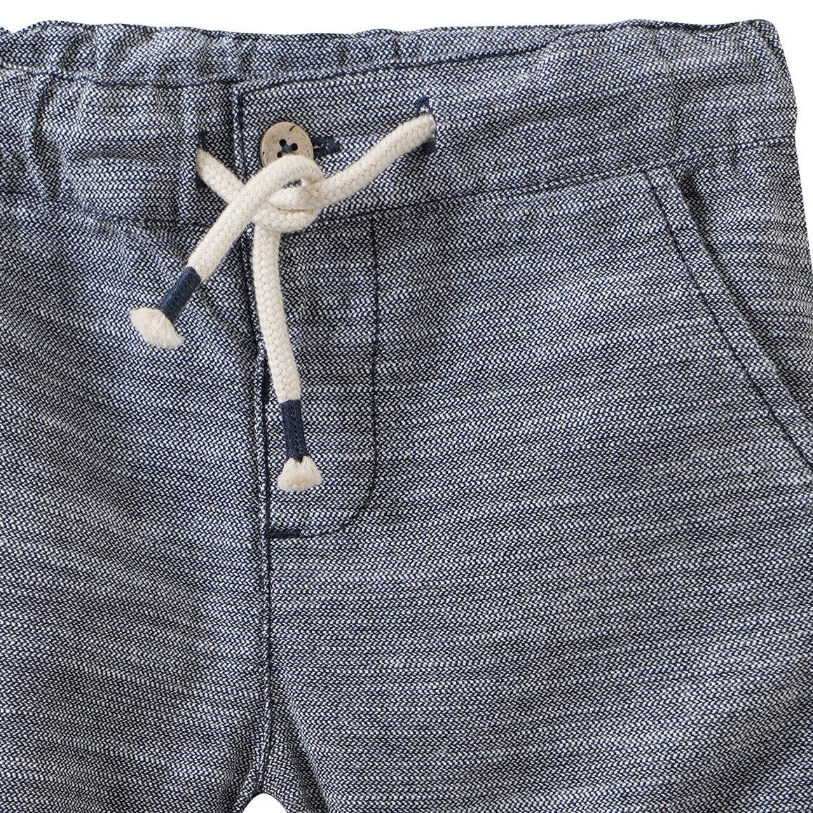 Baby Shorts in Melange-Optik