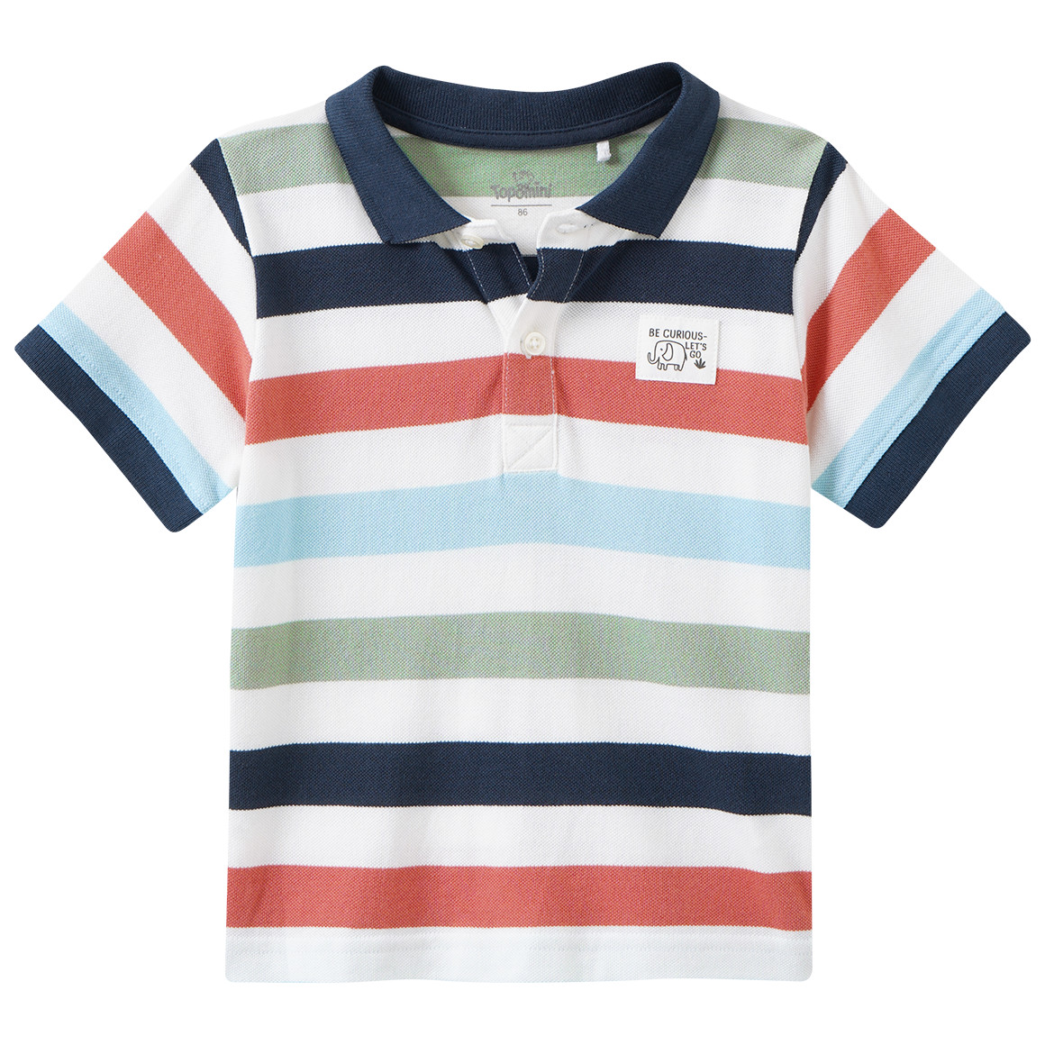 Baby Poloshirt mit Streifen