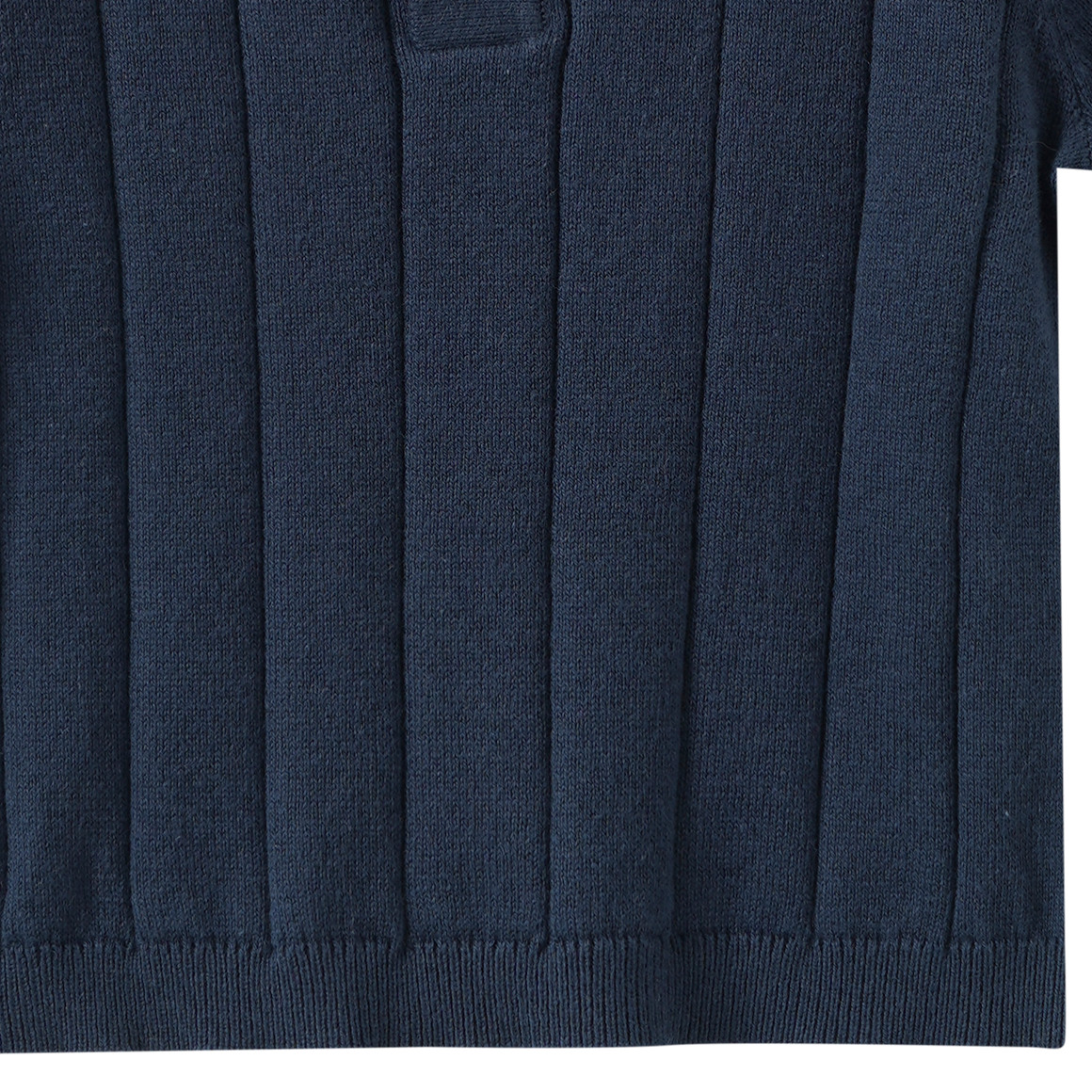 Baby Poloshirt Strukturstreifen