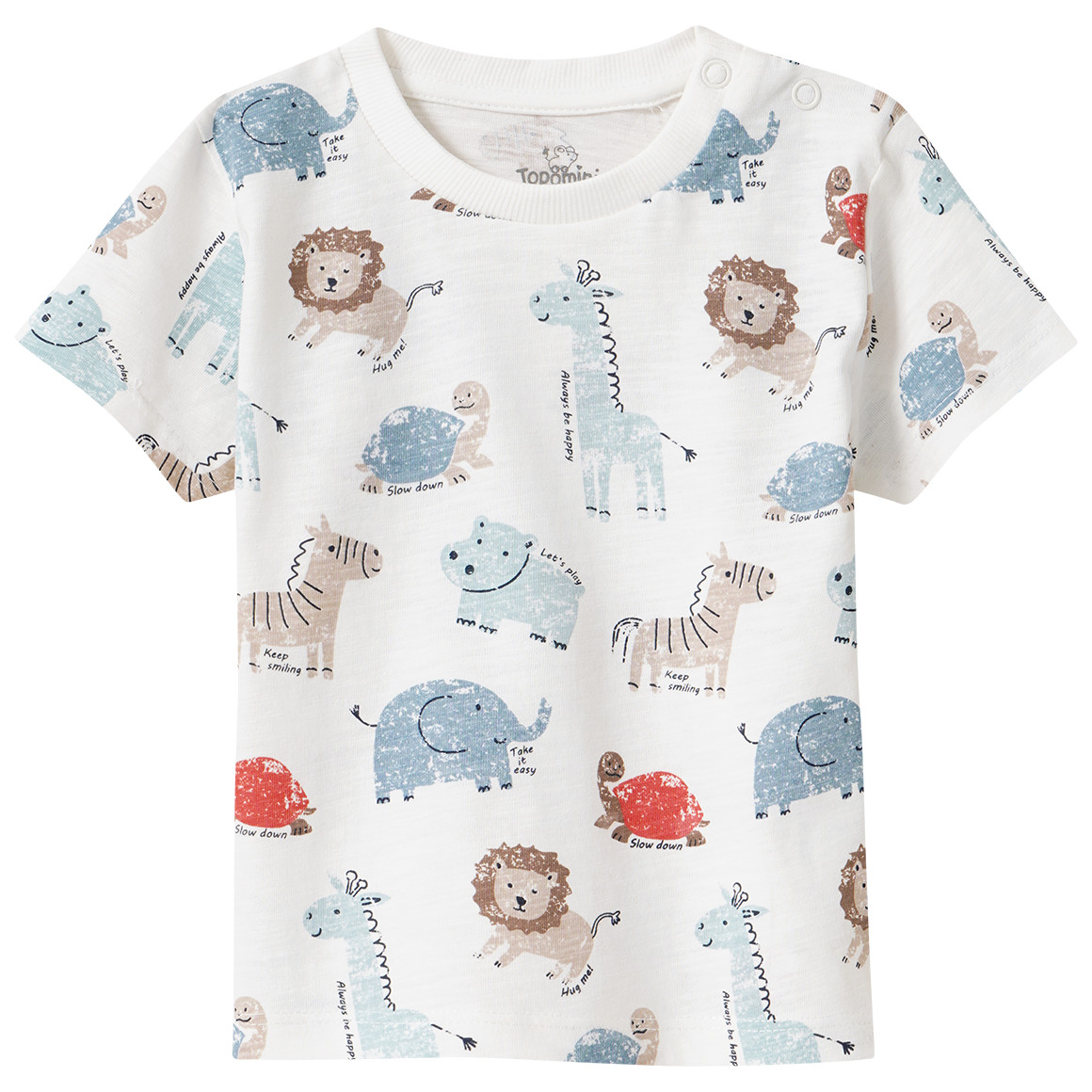 Baby T-Shirt mit Safari-Motiven