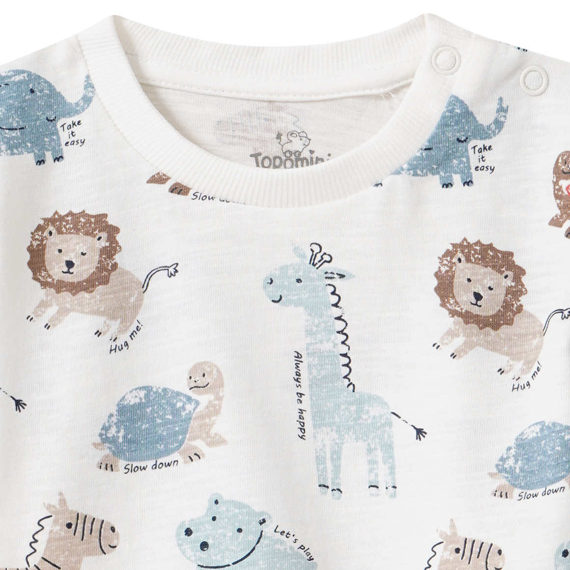 Baby T-Shirt mit Safari-Motiven
