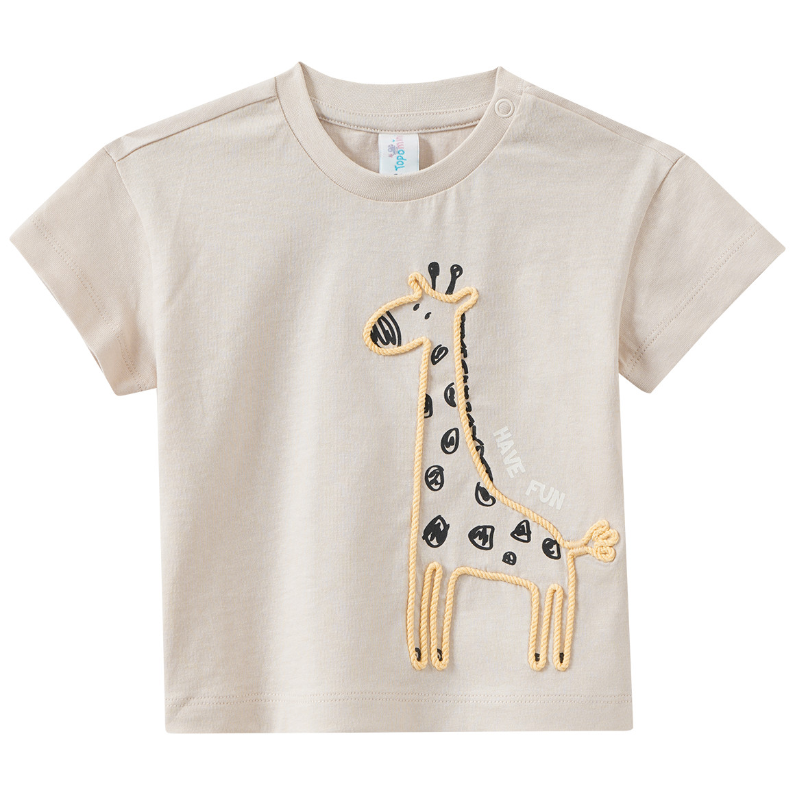 Baby T-Shirt mit Giraffen-Motiv