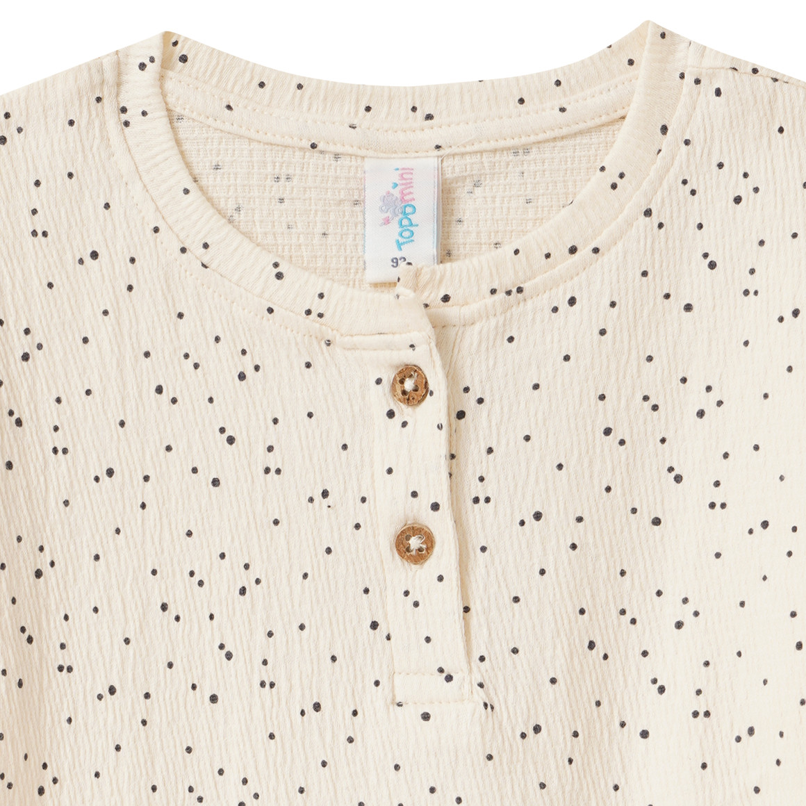 Baby T-Shirt mit Krepp-Struktur