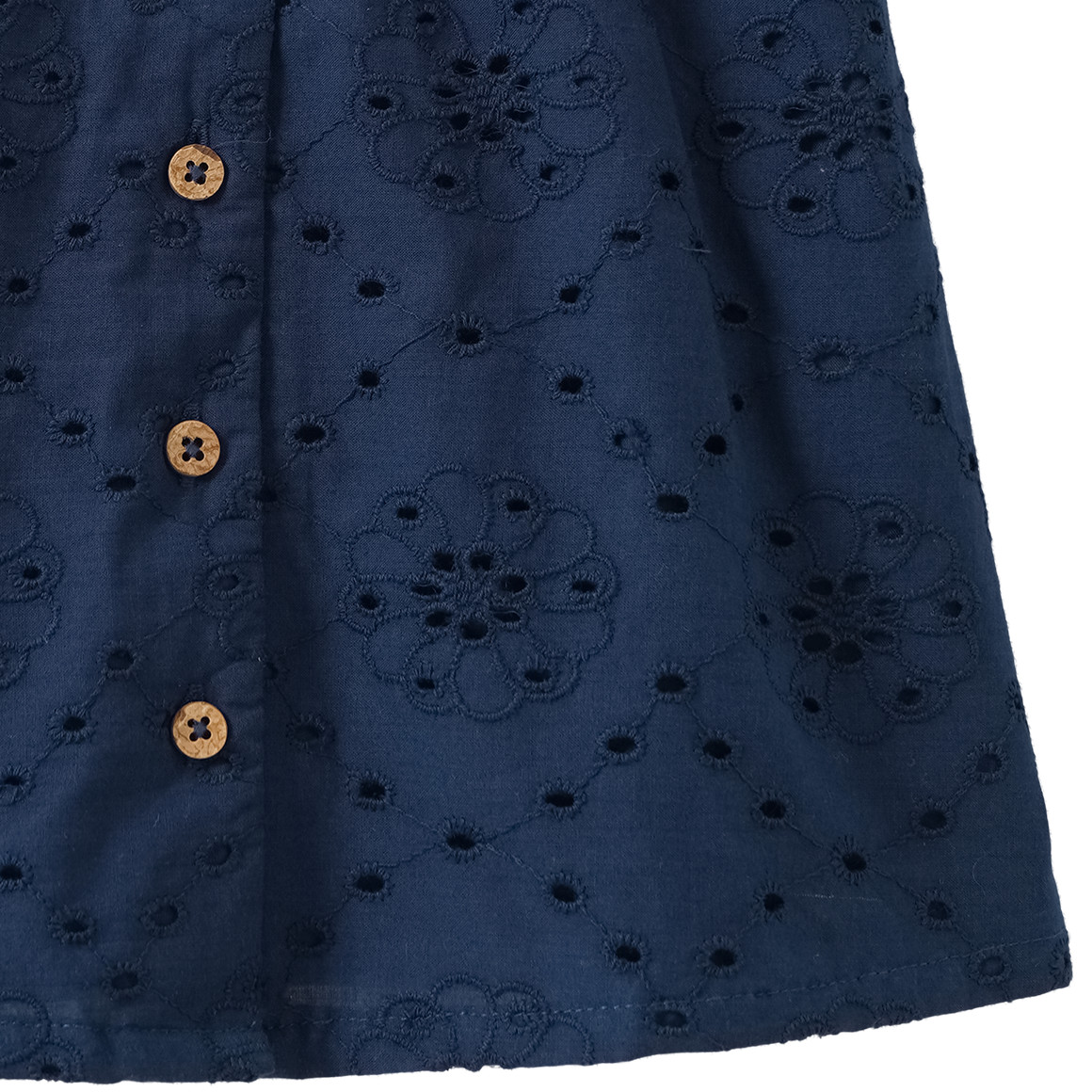 Baby Bluse mit Lochstickerei
