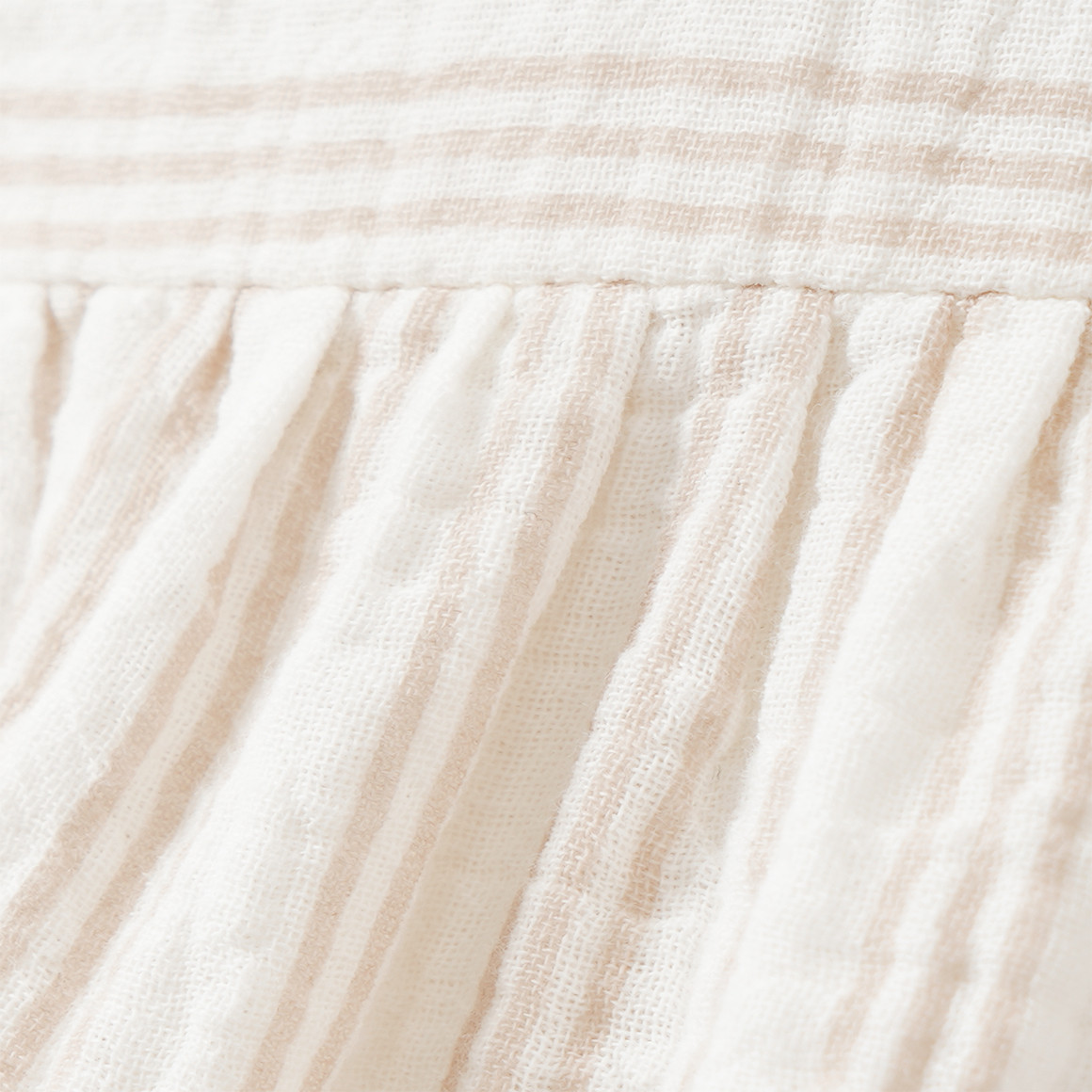 Baby Musselin-Kleid im Streifen-Look