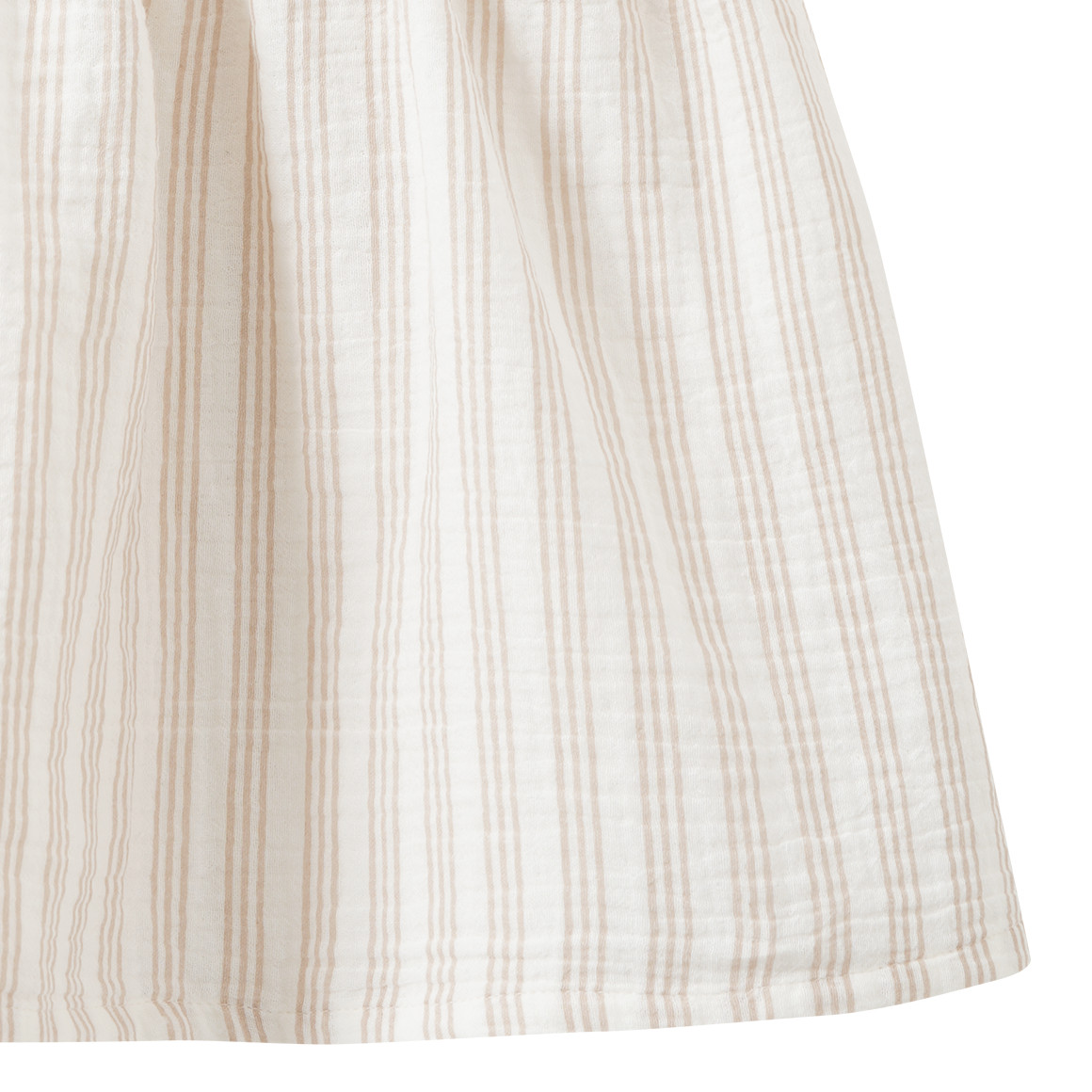 Baby Musselin-Kleid im Streifen-Look