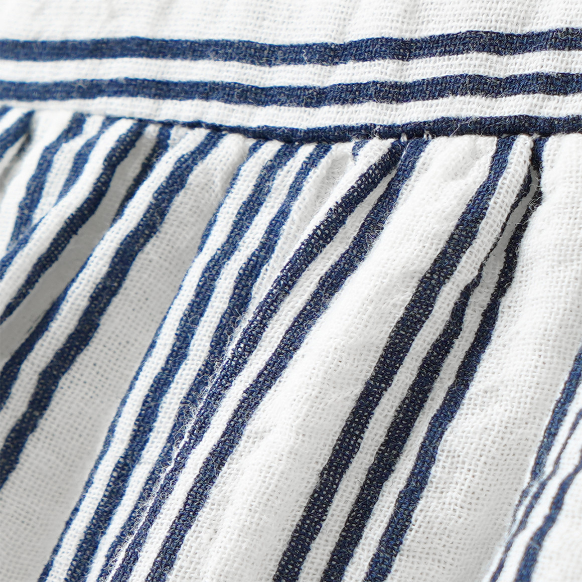 Baby Musselin-Kleid im Streifen-Look