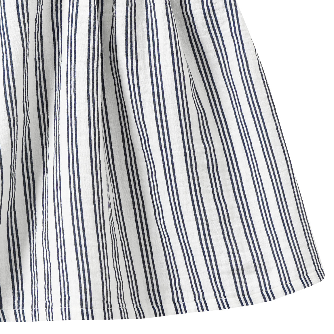Baby Musselin-Kleid im Streifen-Look
