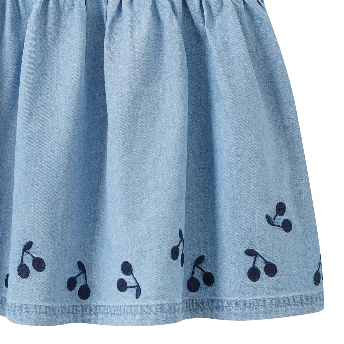 Baby Jeanskleid mit Stickerei