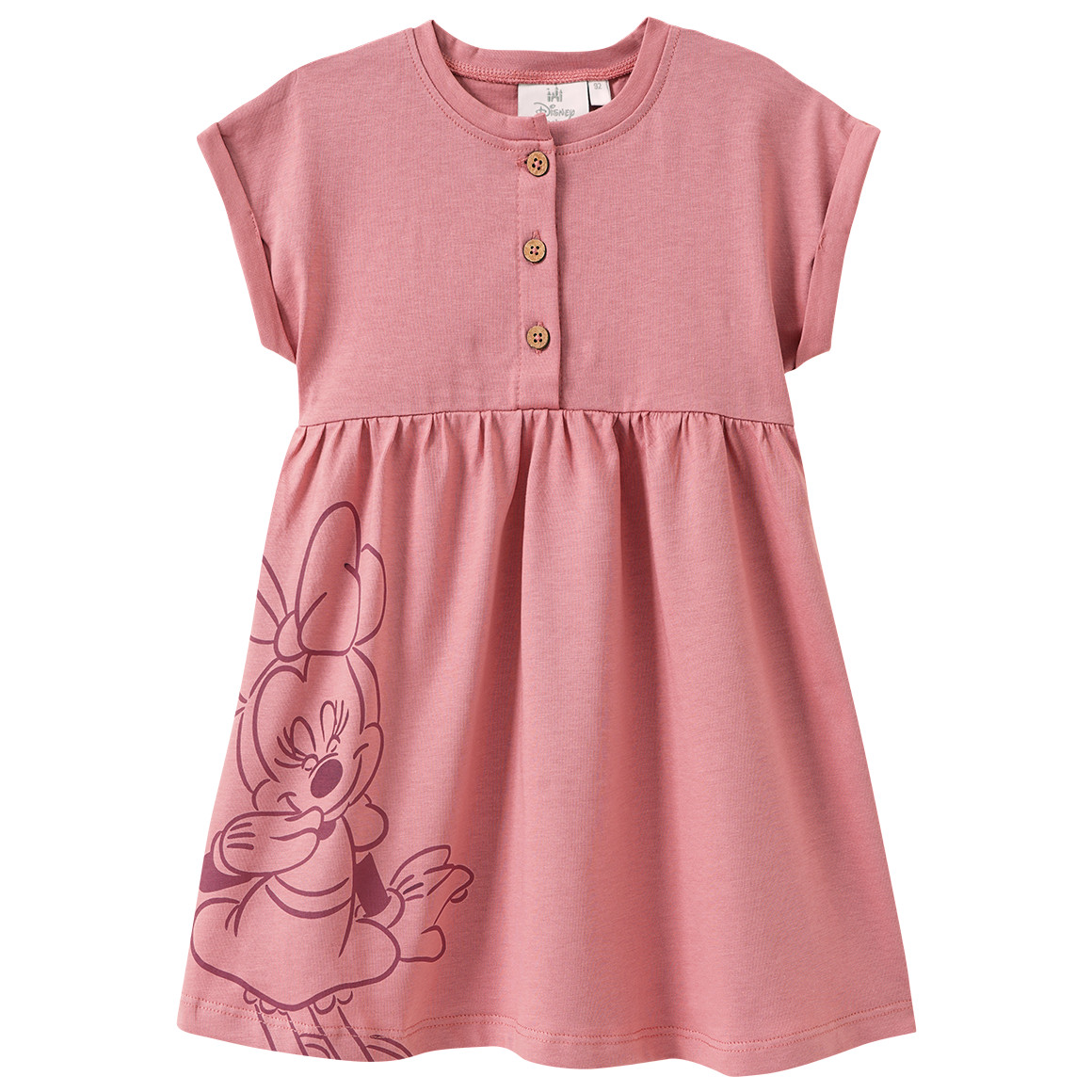 Minnie Mouse-jurk met knoopsluiting