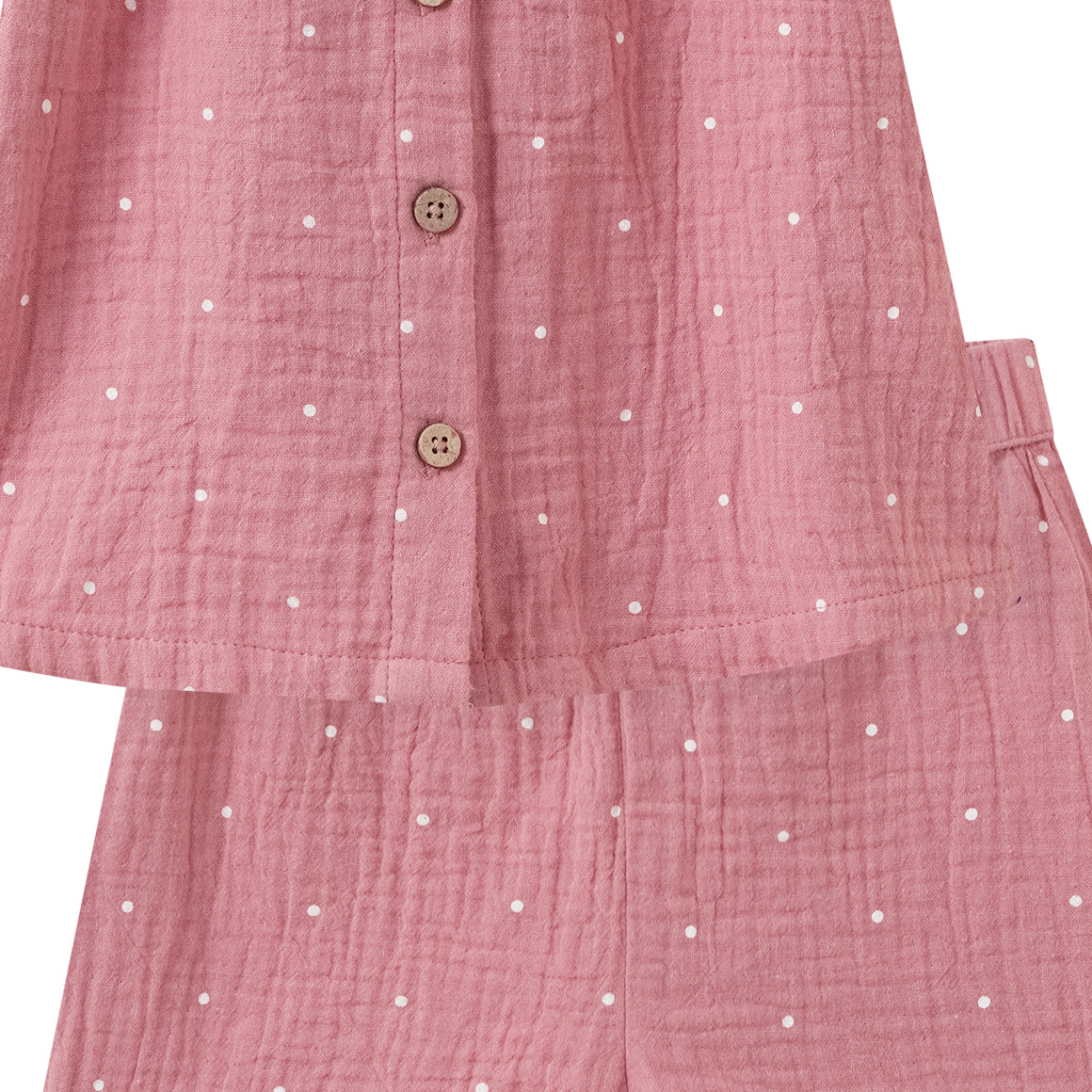 Baby Musselin-Set mit Bluse und Shorts