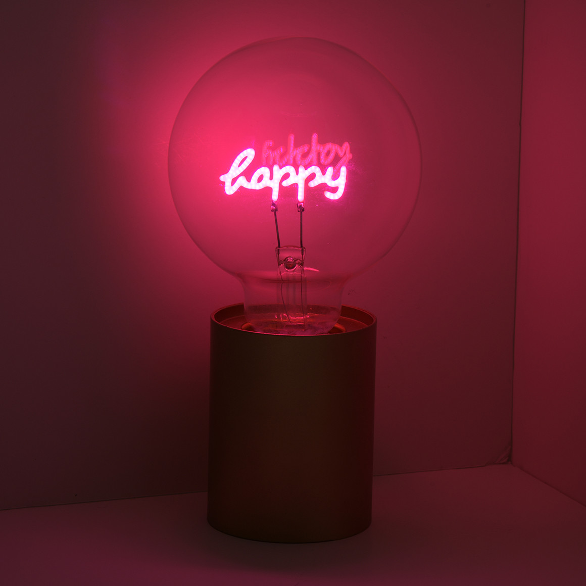 LED-Leuchte mit Schriftzug