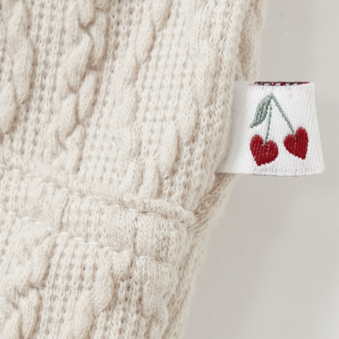 Baby Shorts mit Strukturmuster
