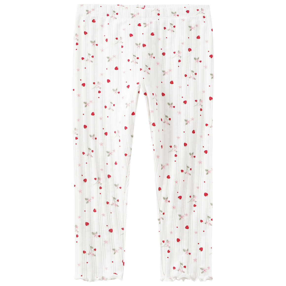 Baby Leggings mit Erdbeer-Allover