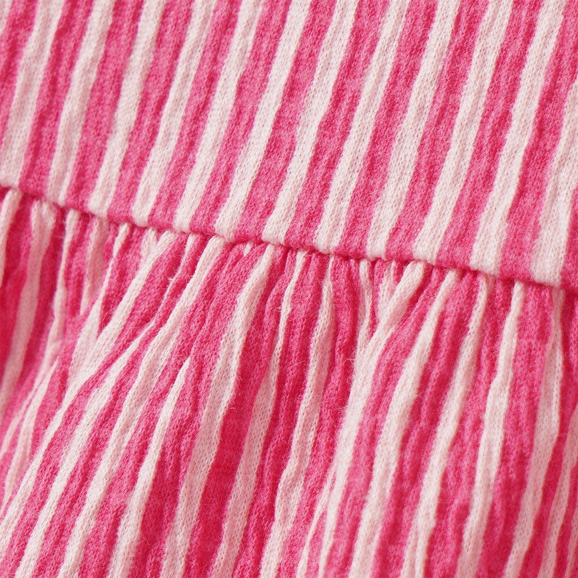 Babyshirt met lange mouwen en crêpe-structuur