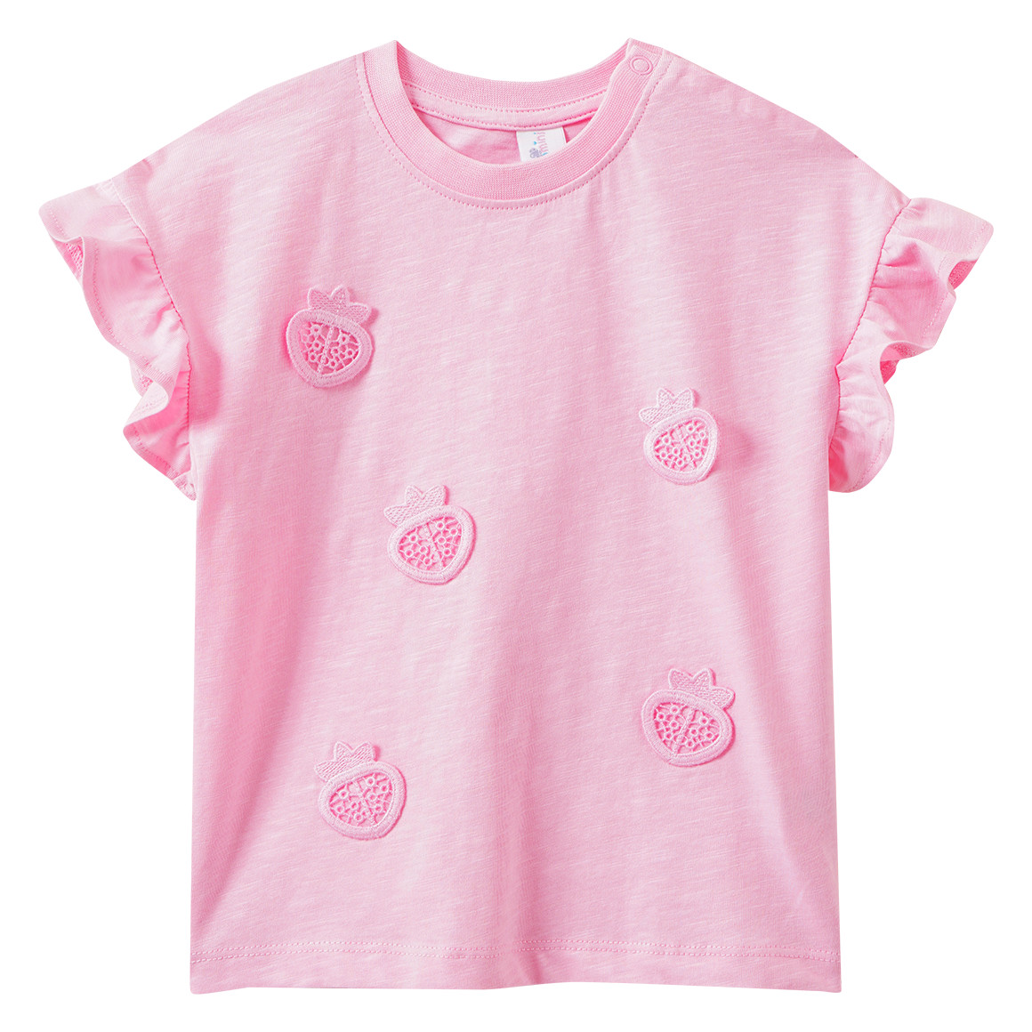 Baby T-Shirt mit Häkel-Details