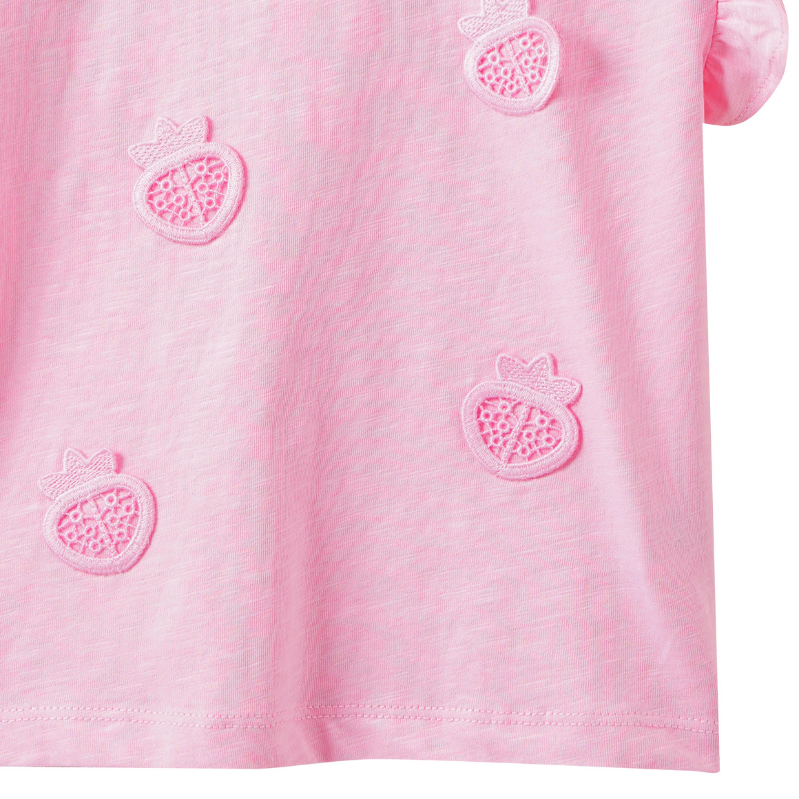 Baby T-Shirt mit Häkel-Details