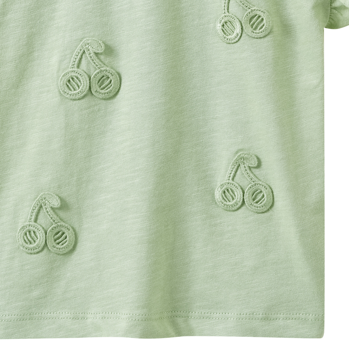 Baby T-Shirt mit Häkel-Details