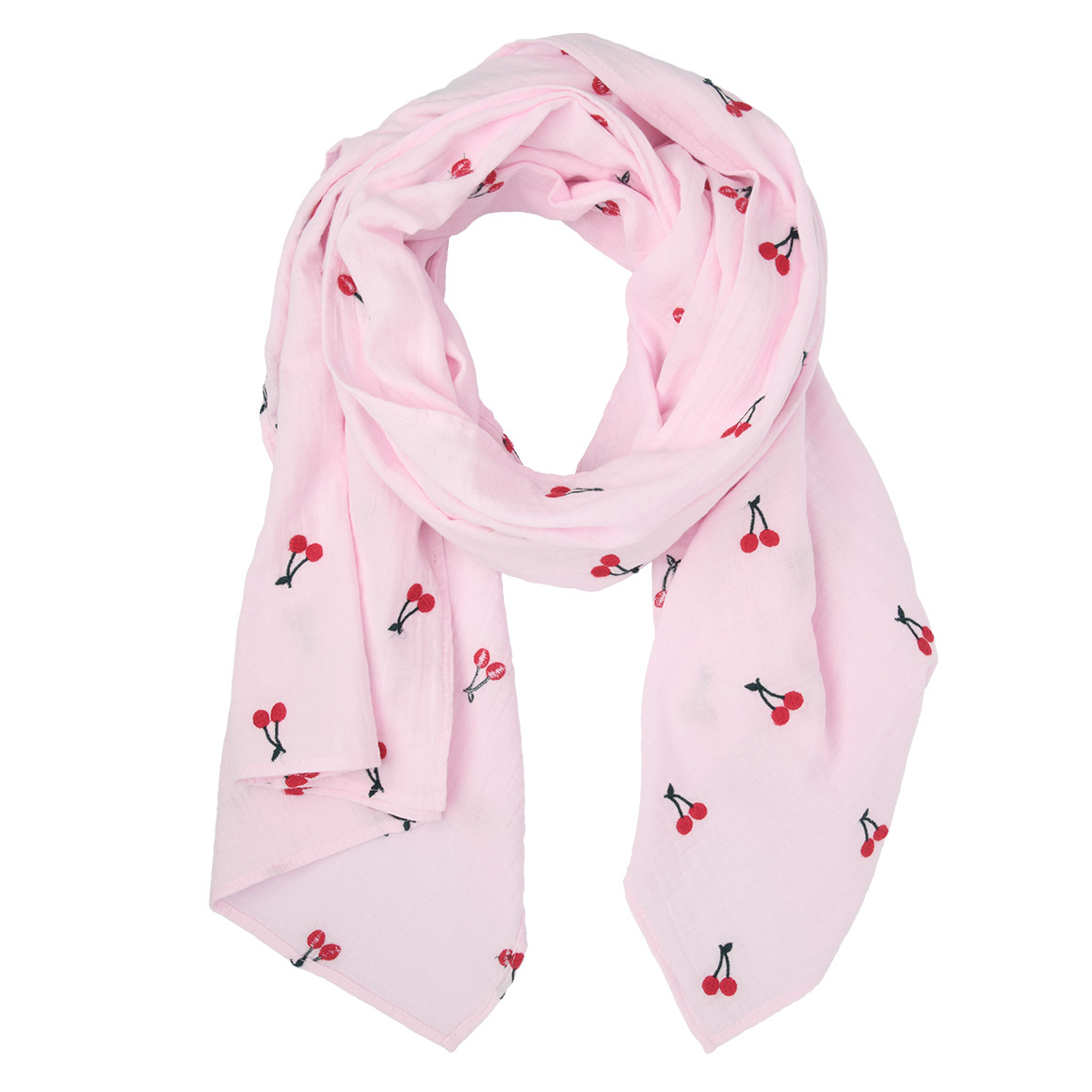 Damessjaal met borduurwerk