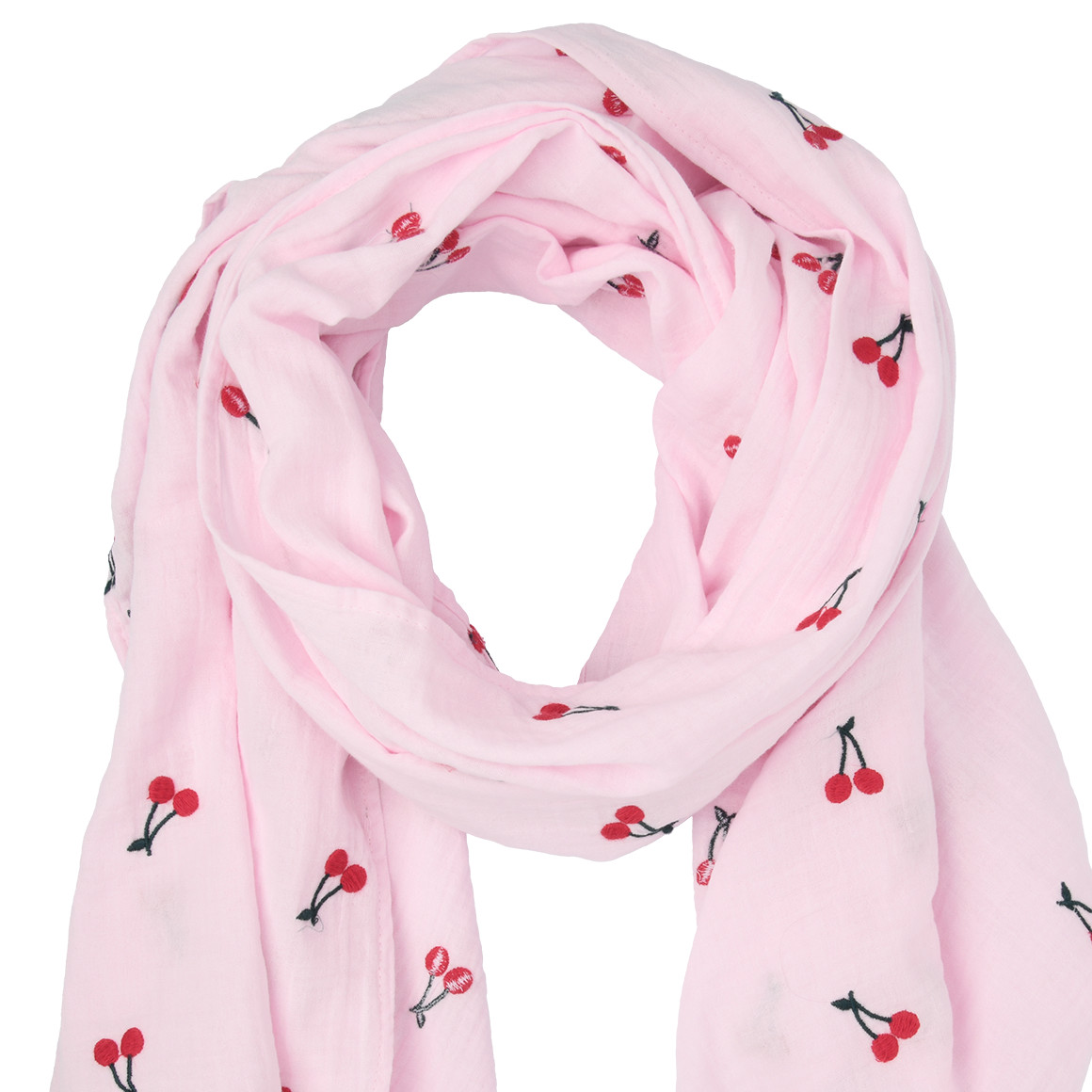 Damessjaal met borduurwerk