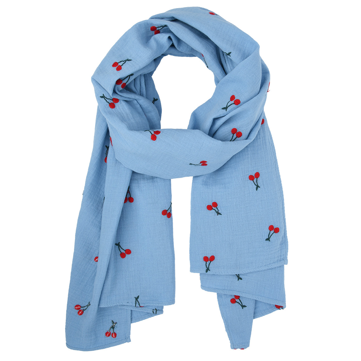 Damen Tuch mit Stickerei allover