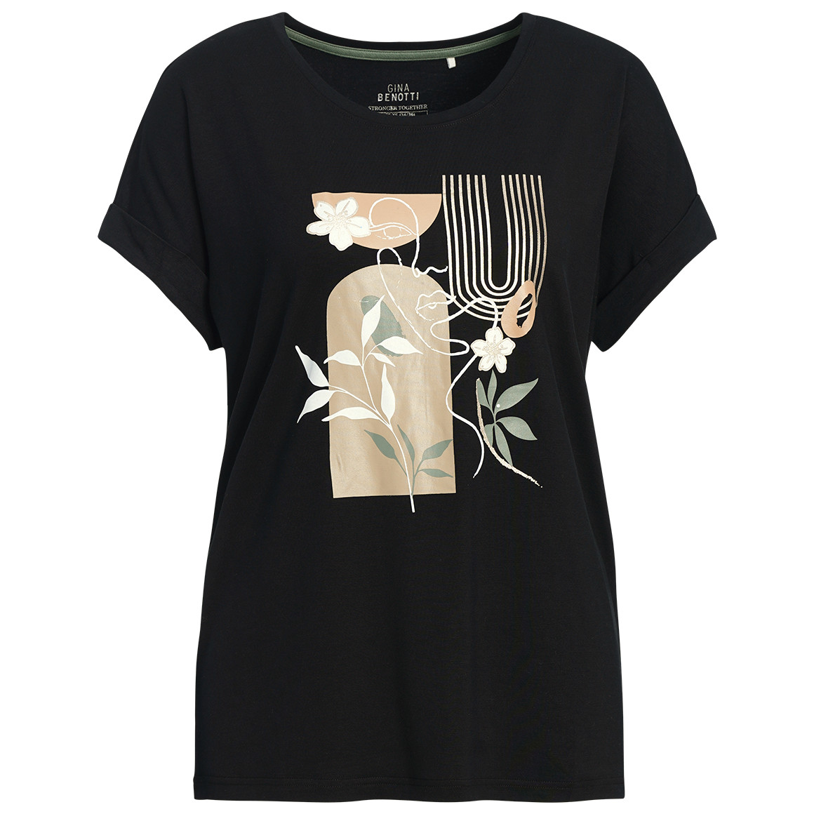 Damen T-Shirt aus Viskose-Mix