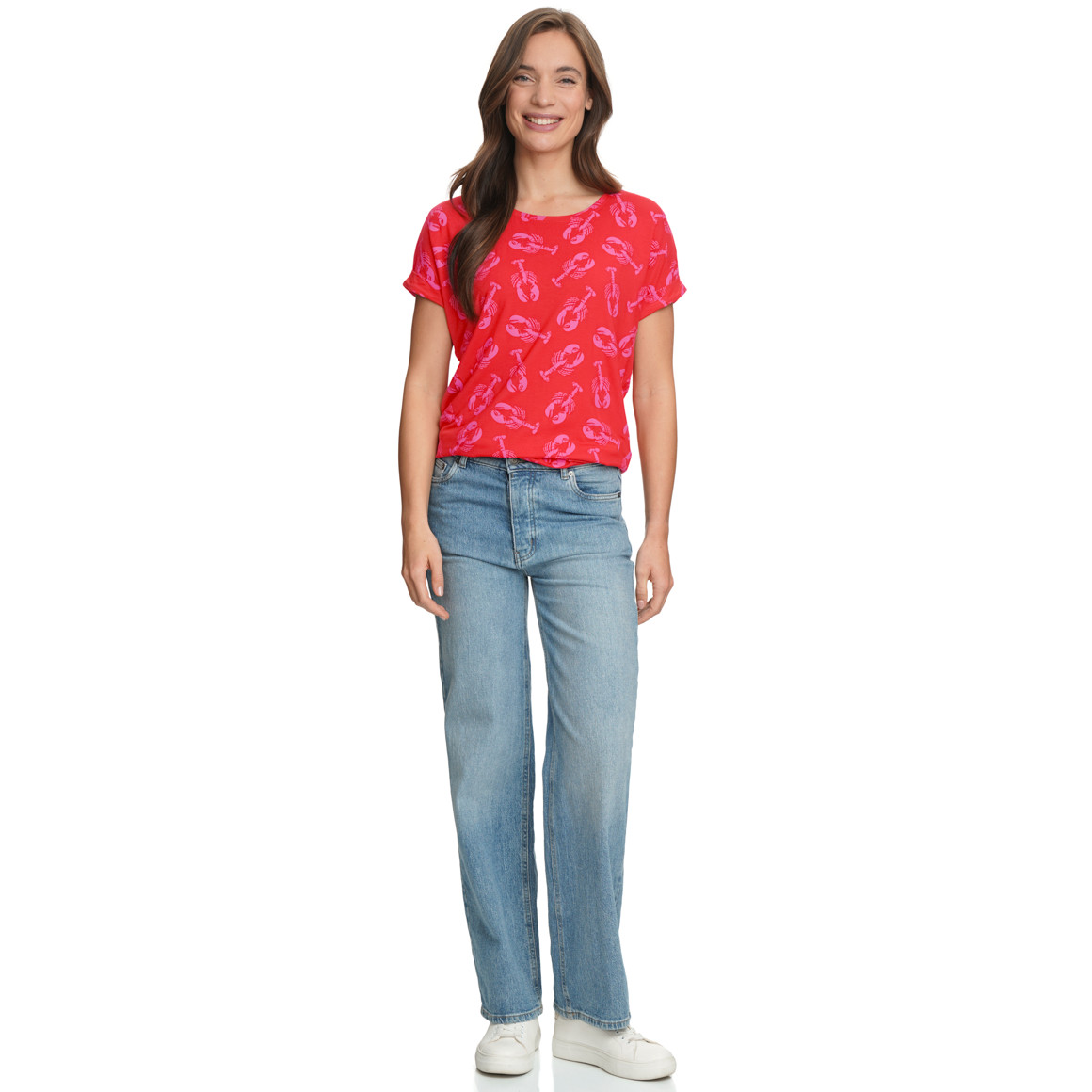 Damen T-Shirt aus Viskose-Mix