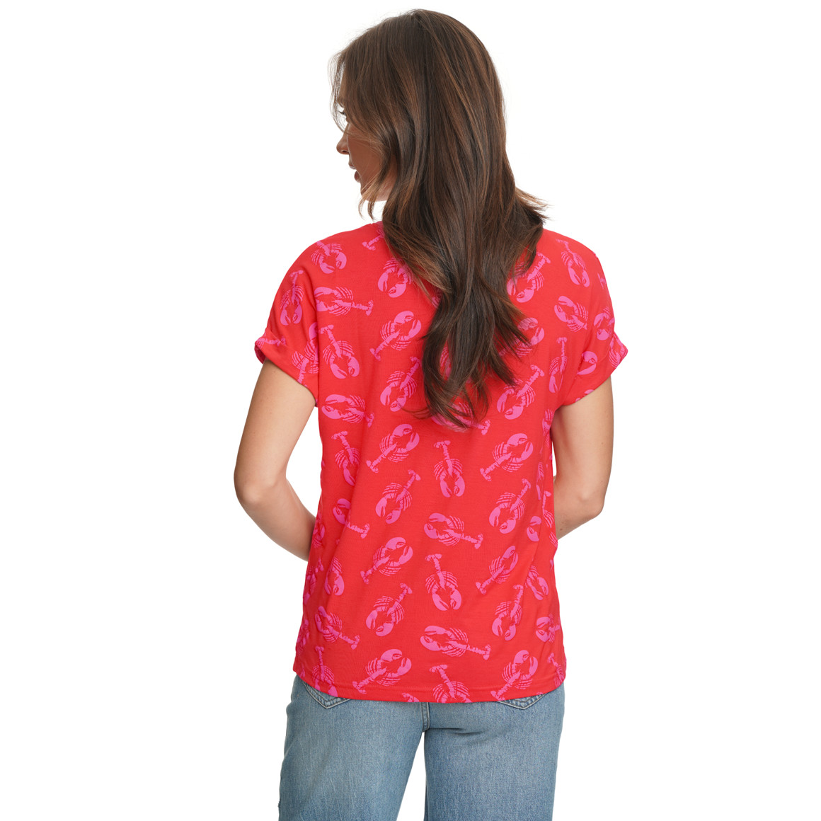 Damen T-Shirt aus Viskose-Mix