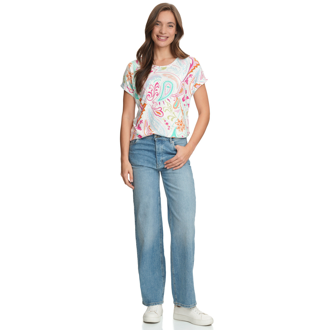 Damen T-Shirt aus Viskose-Mix