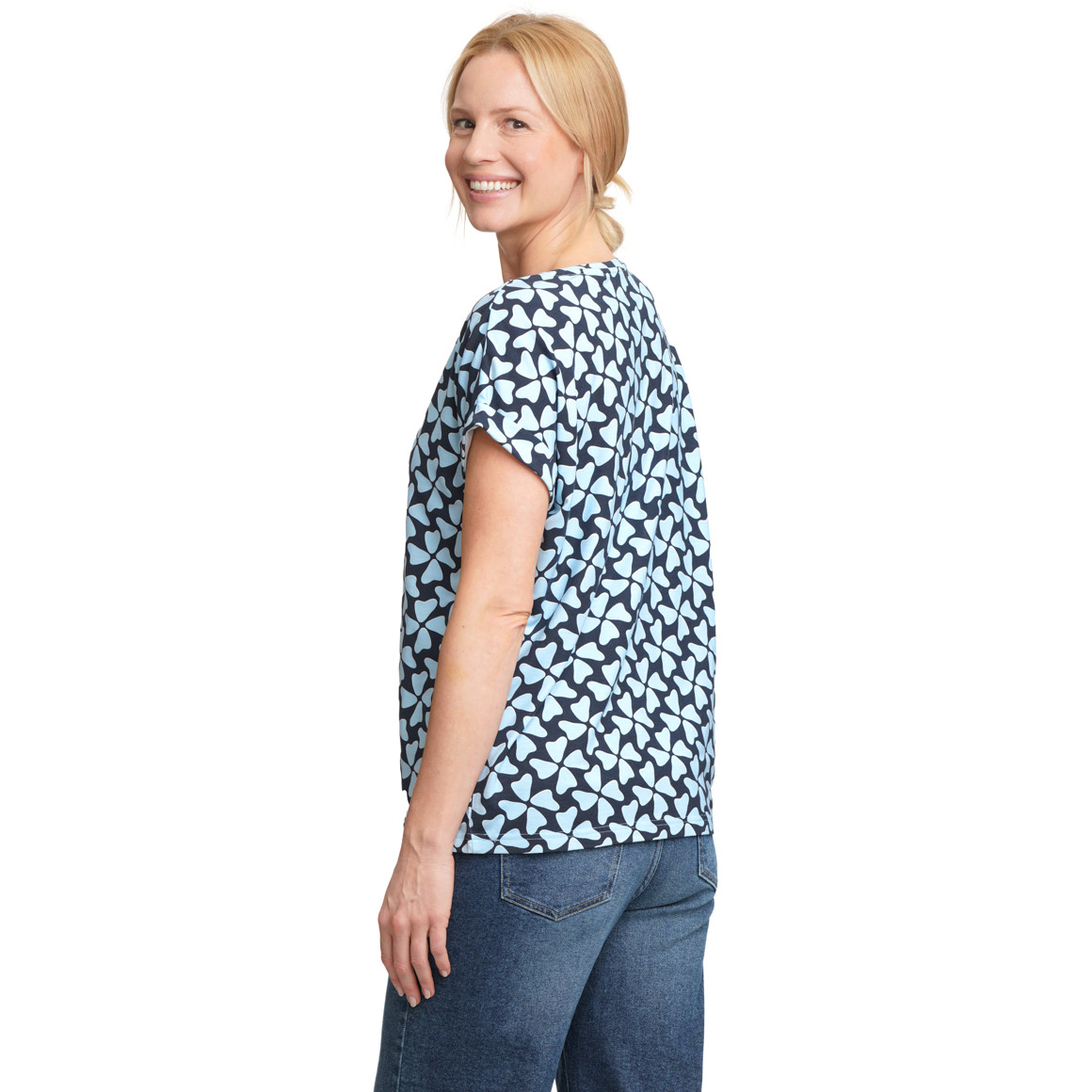 Damen T-Shirt aus Viskose-Mix