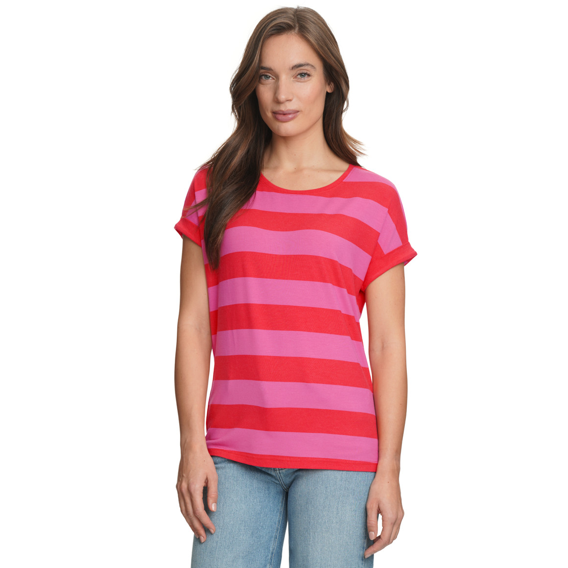 Damen T-Shirt aus Viskose-Mix