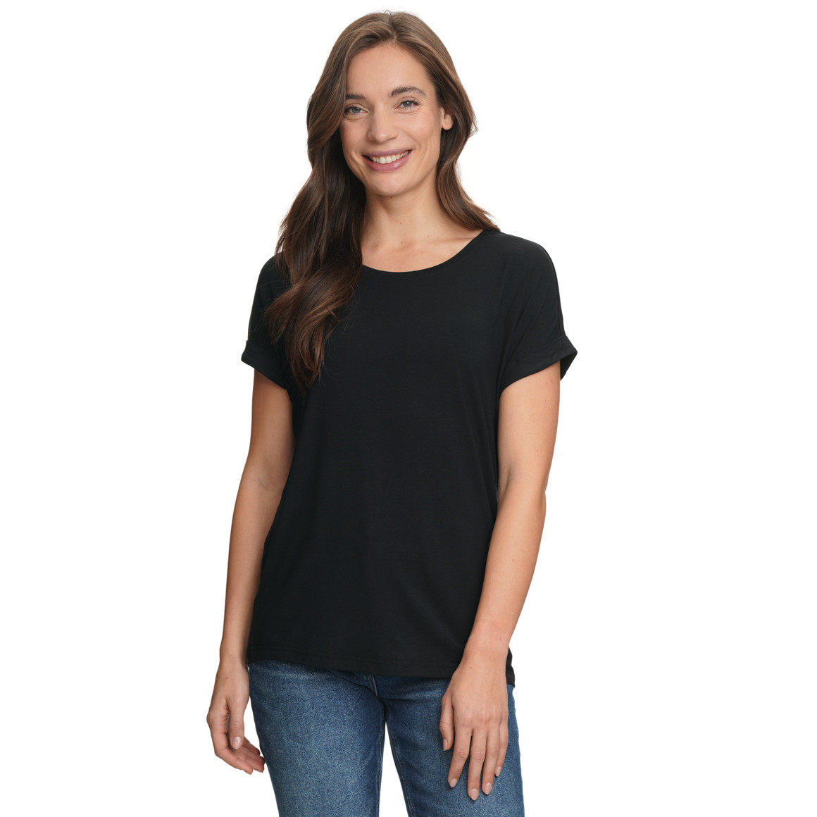 Damen T-Shirt aus Viskose-Mix