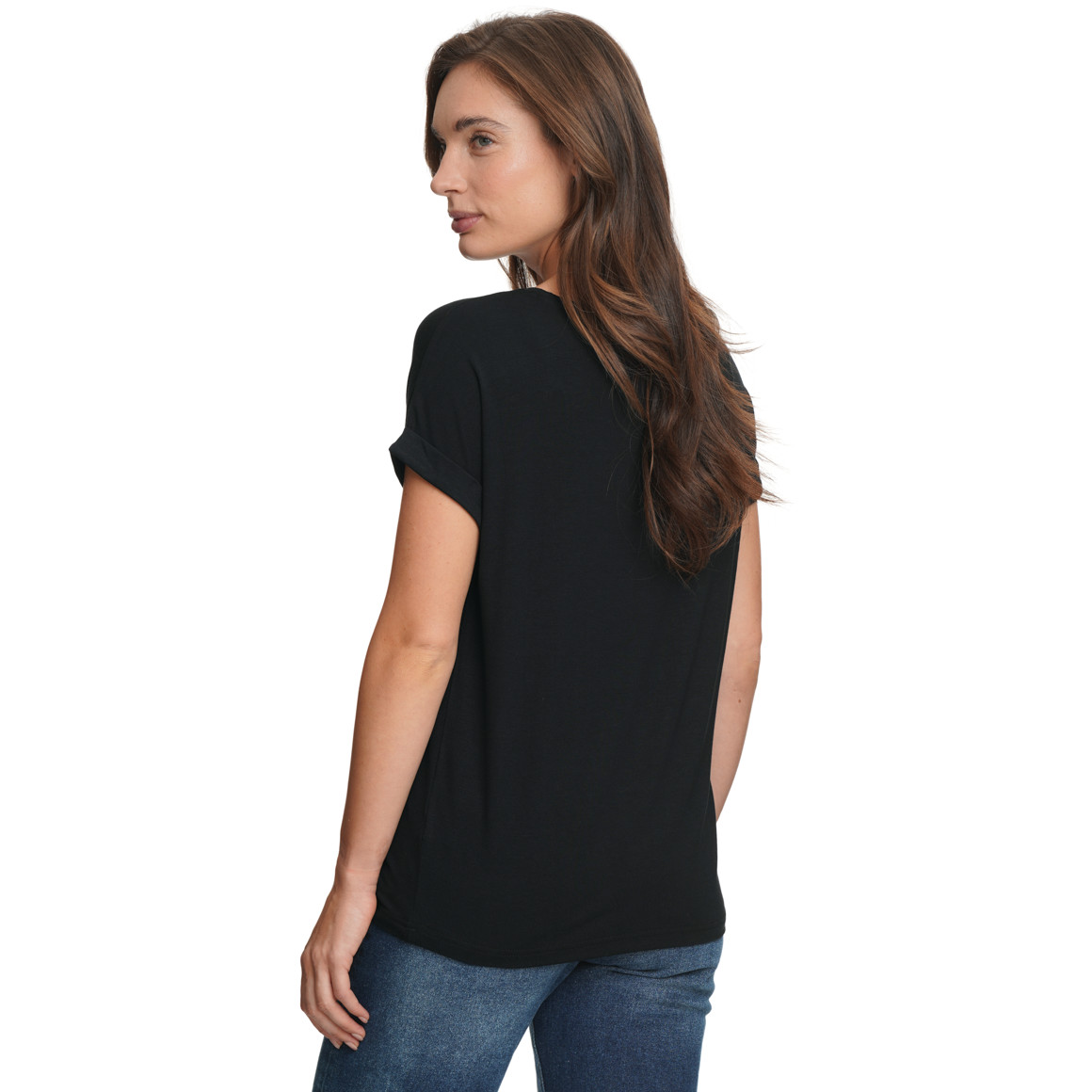 Damen T-Shirt aus Viskose-Mix