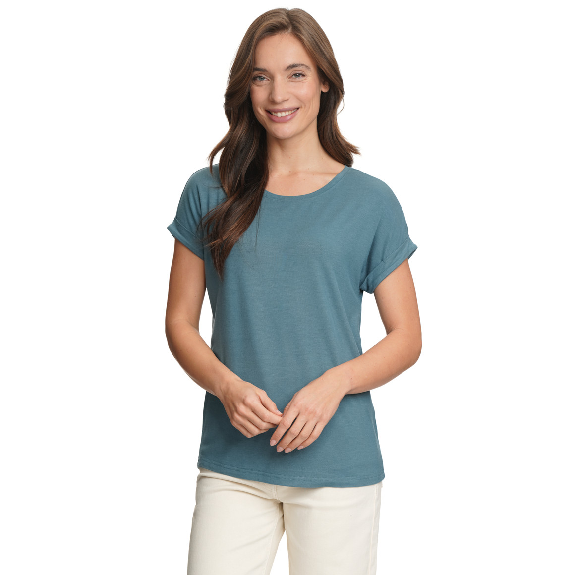 Damen T-Shirt aus Viskose-Mix