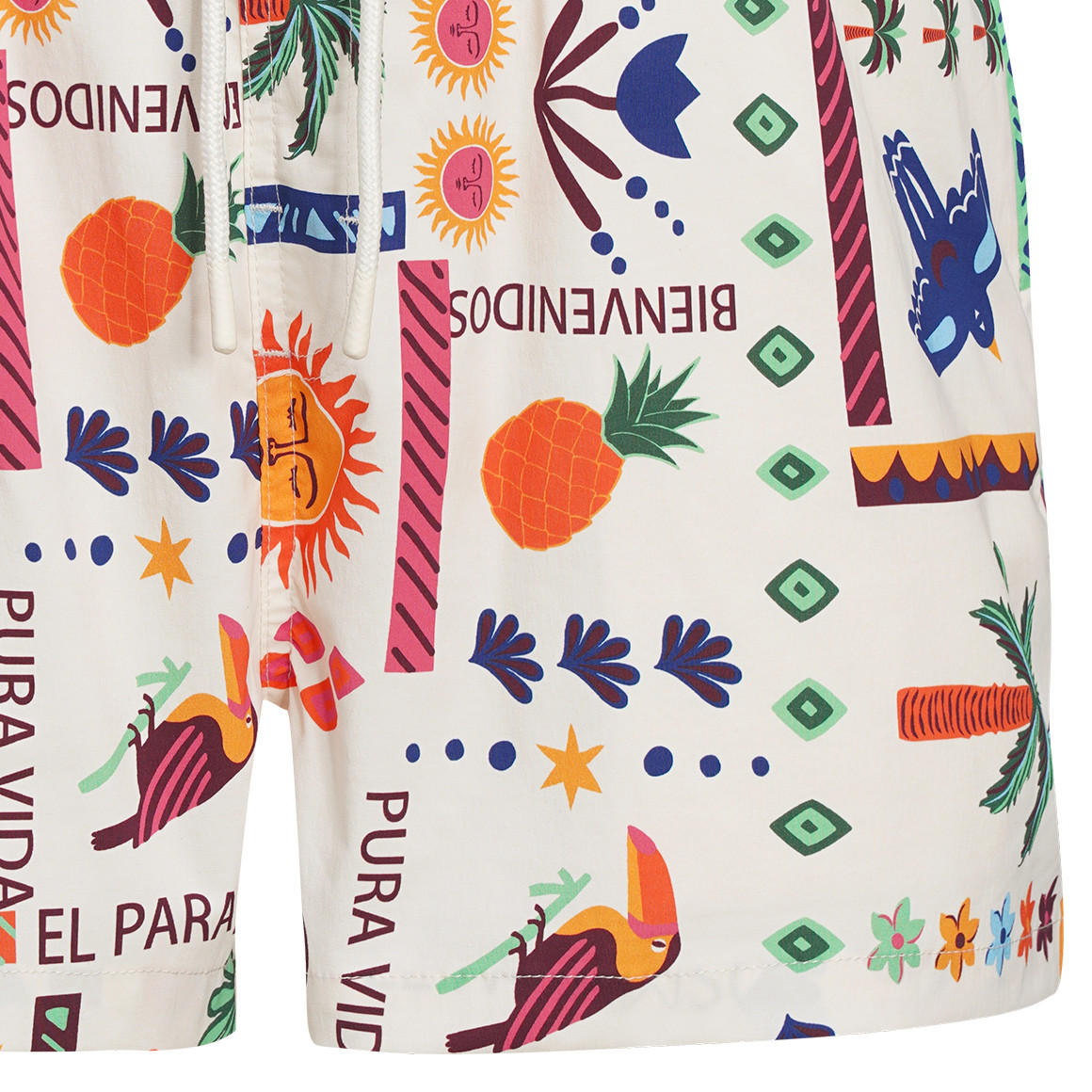 Herren Badeshorts mit Allover-Print