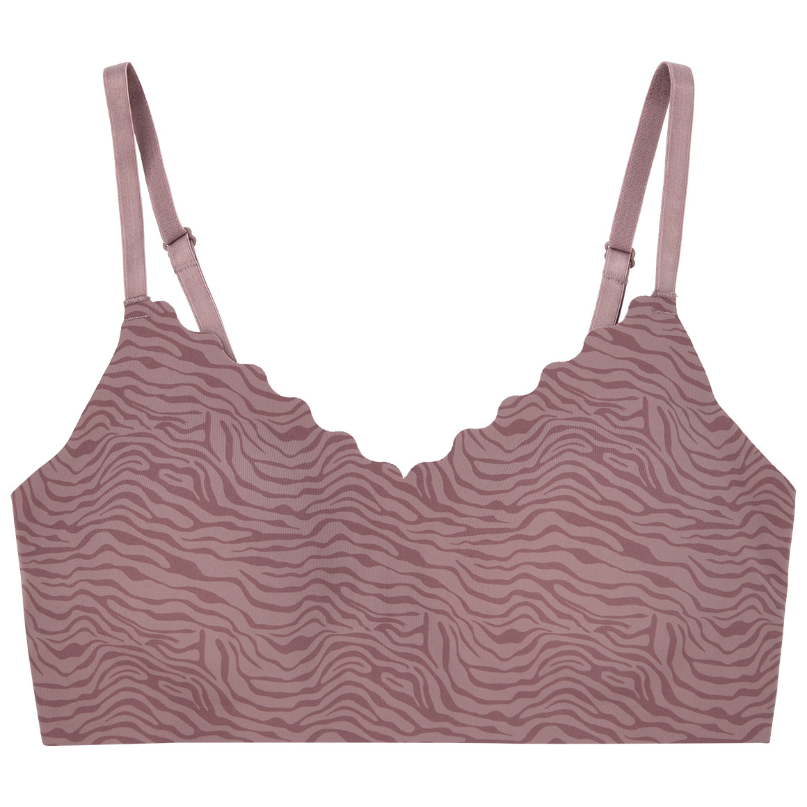 Damen Seamless-Bustier im Zebra-Look