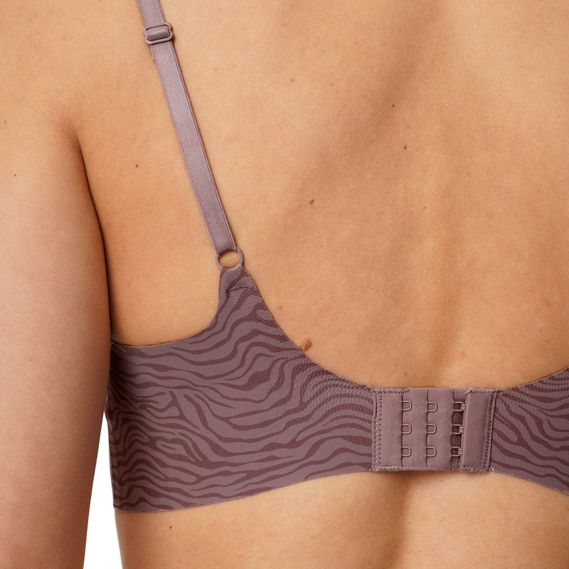 Damen Seamless-Bustier im Zebra-Look