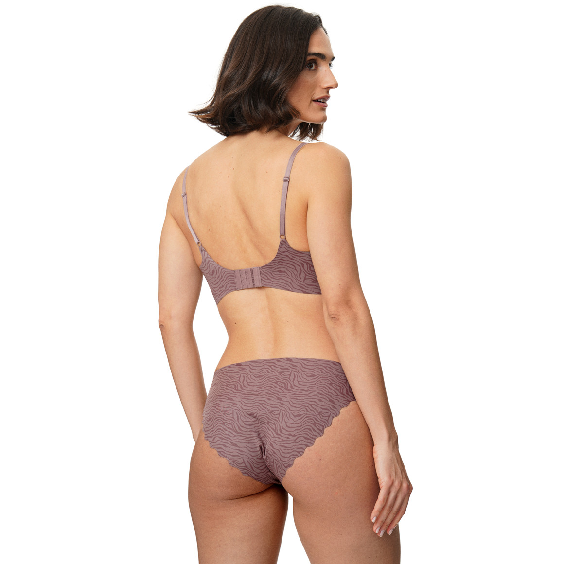 3 Damen Seamless-Slips mit Wellenkante