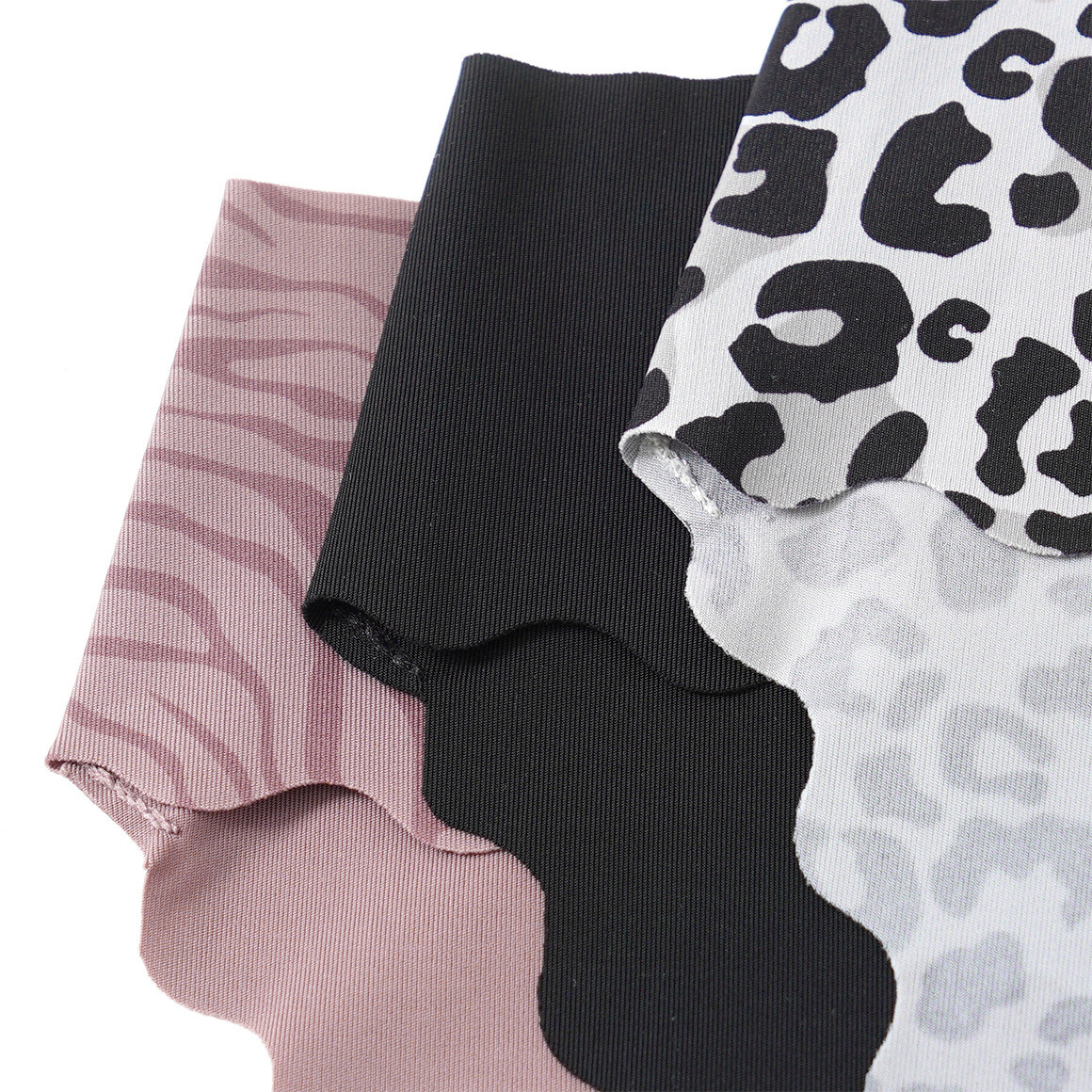 3 Damen Seamless-Slips mit Wellenkante