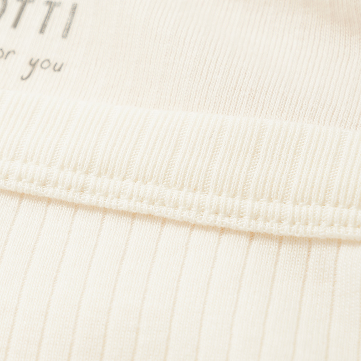 Damen Unterhemd mit Rippstruktur