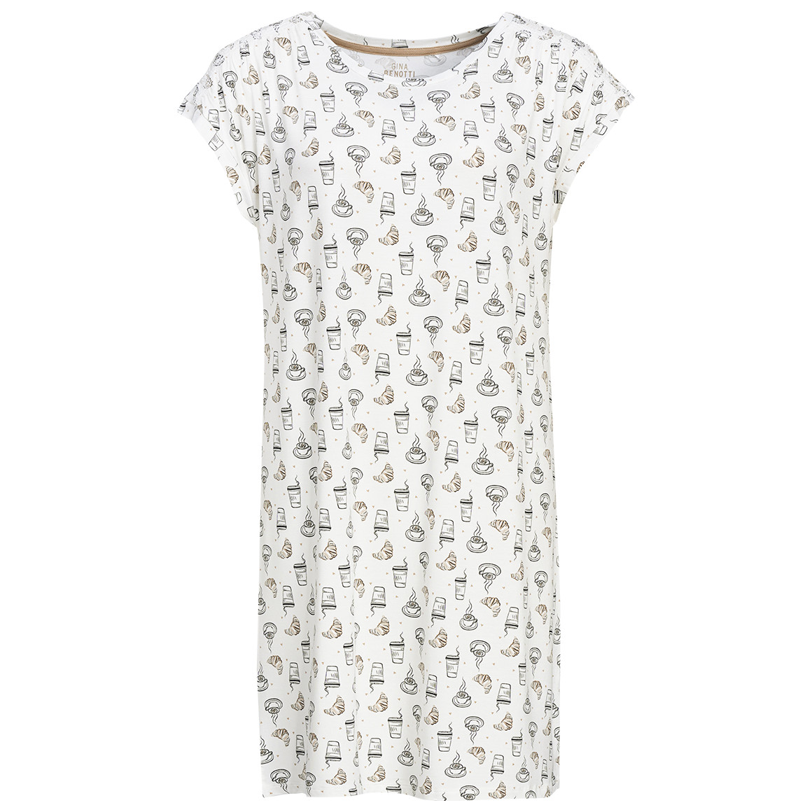 Damen Nachthemd mit Allover-Prints