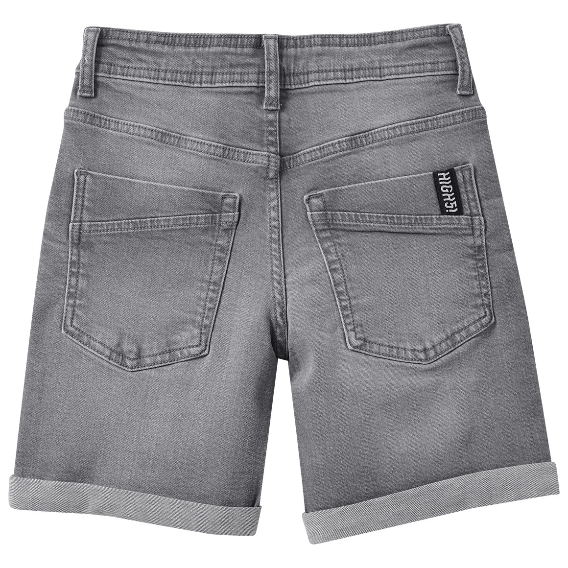 Jungen Jeansshorts in Used-Waschung