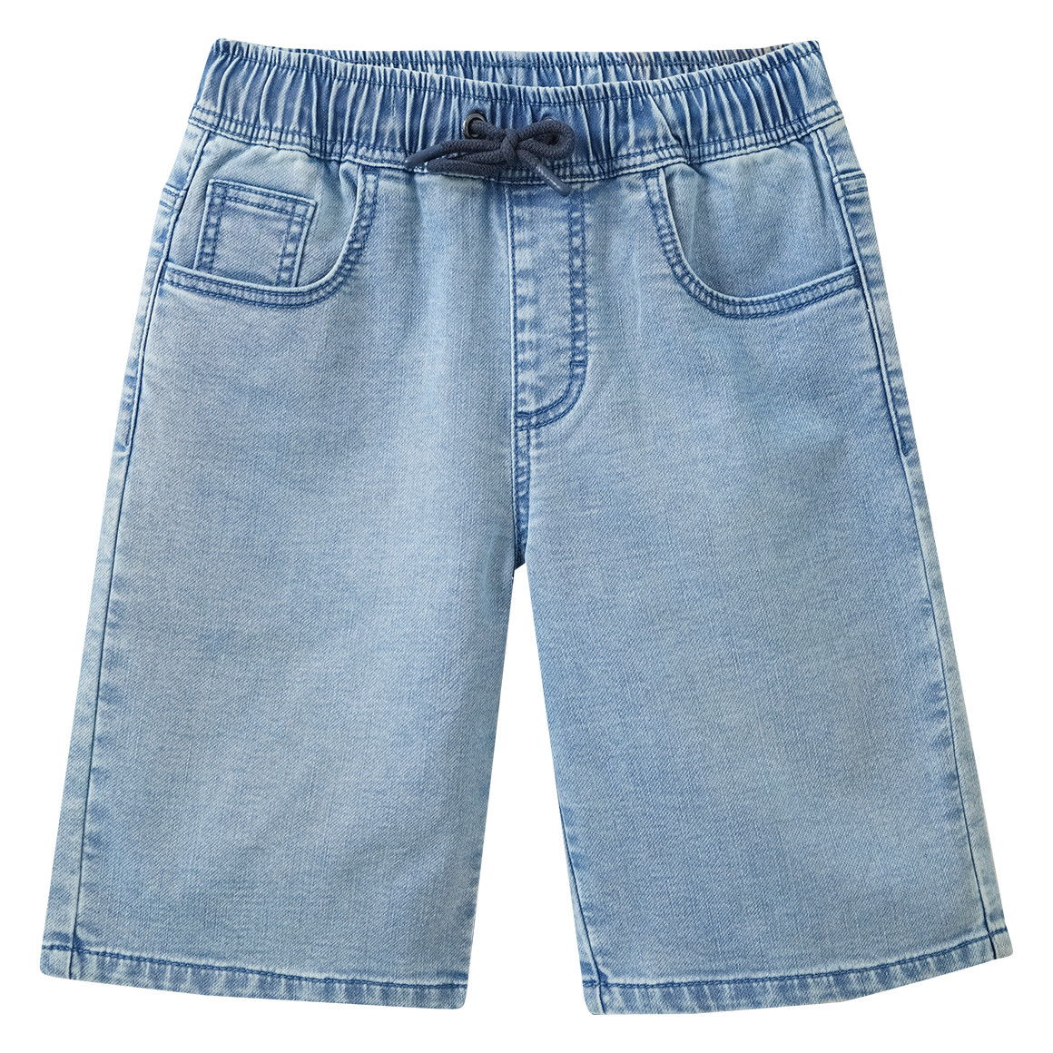Jungen Jeans-Shorts mit Tunnelzug