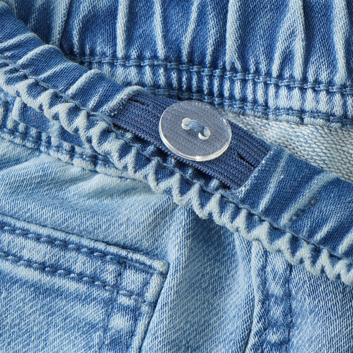 Jungen Jeans-Shorts mit Tunnelzug